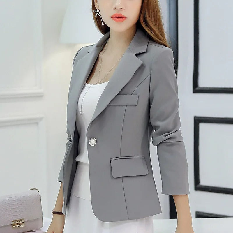 MonAmi® Formele slanke dames blazers, kantoorpak met zakken
