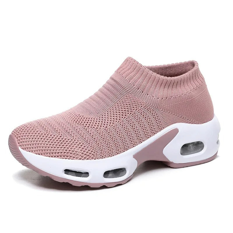 HiSneakers sport stijl roze bedrukte comfortabele Arch fit sneakers