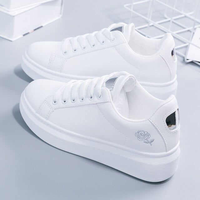 HelloSneakers  Vrouwen Casual Schoenen Nieuwe Lente Wit Sneakers