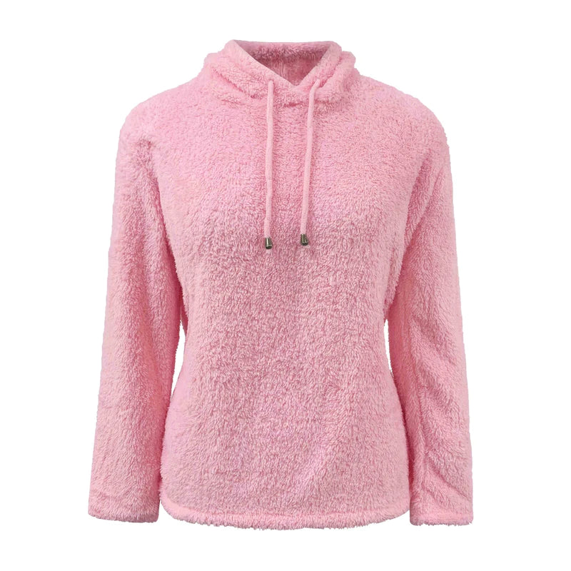 MONAMI | DEIDRA | FLUFFY FLEECE TEDDY TRUI MET CAPUCHON