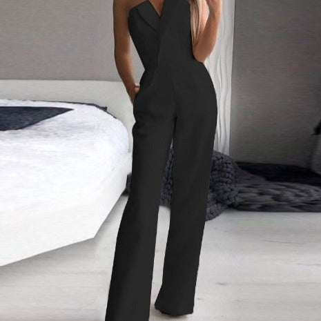 MonAmi® Rode mouwloze jumpsuit