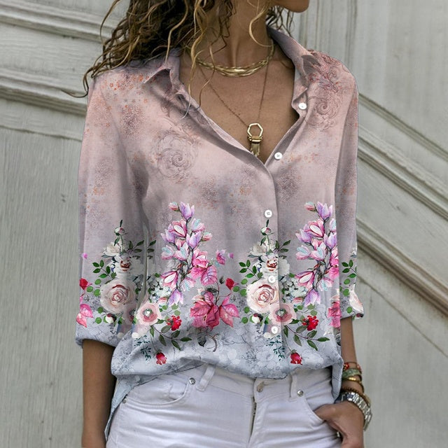 MonAmi Zomer Blouses voor Dames met een Gestreepte Print