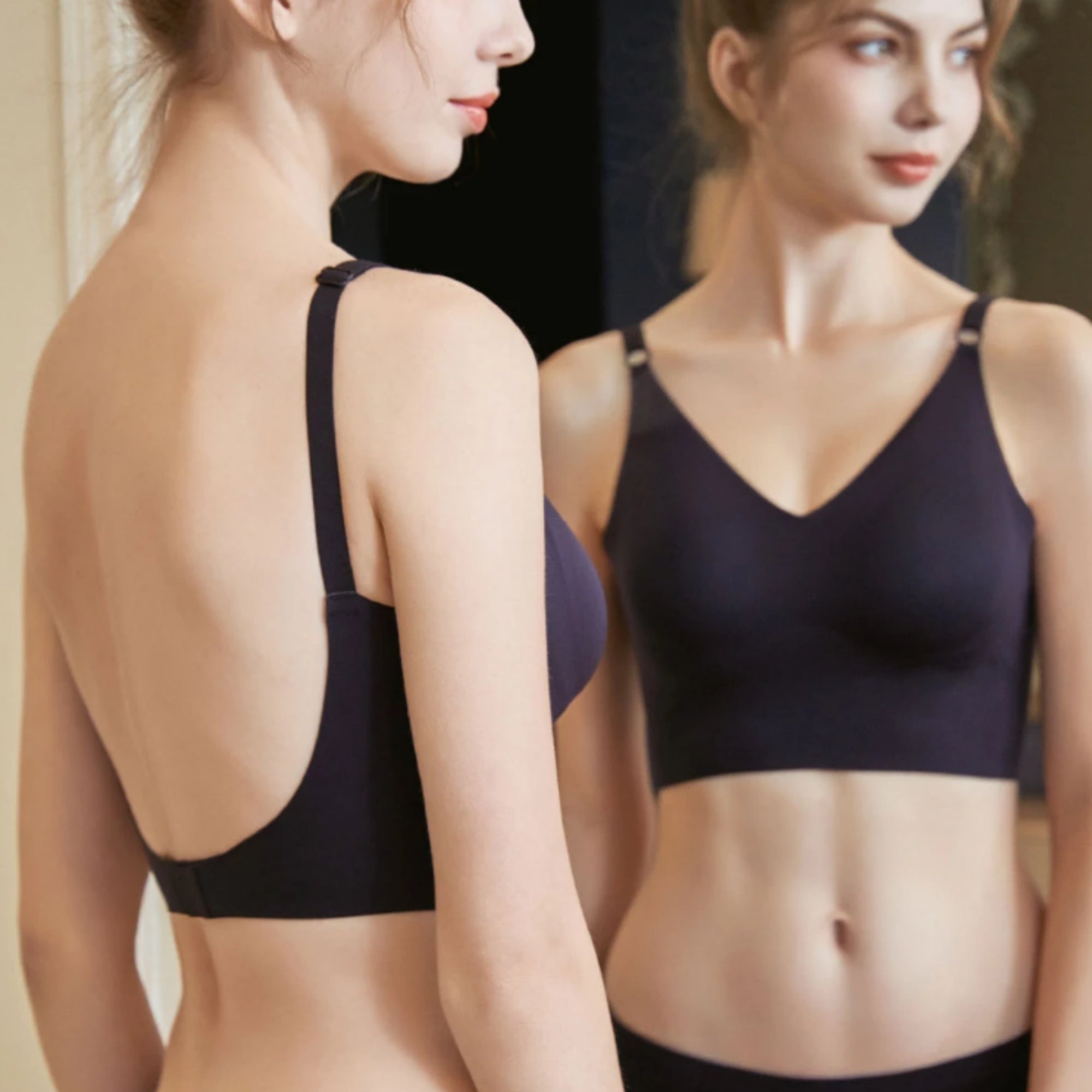 Seamless BraletteBra | Naadloze bh zonder beugel voor kleding met open rug!